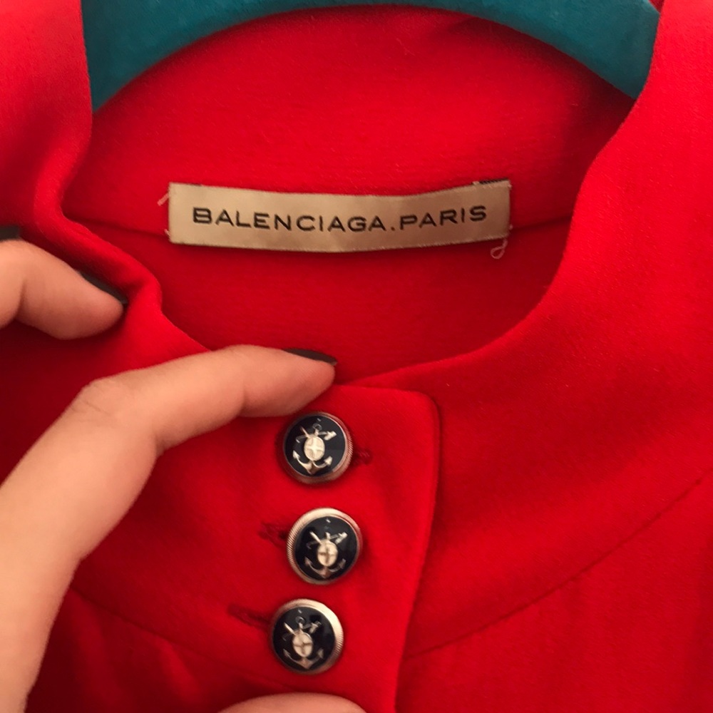 Balenciaga Red Dress